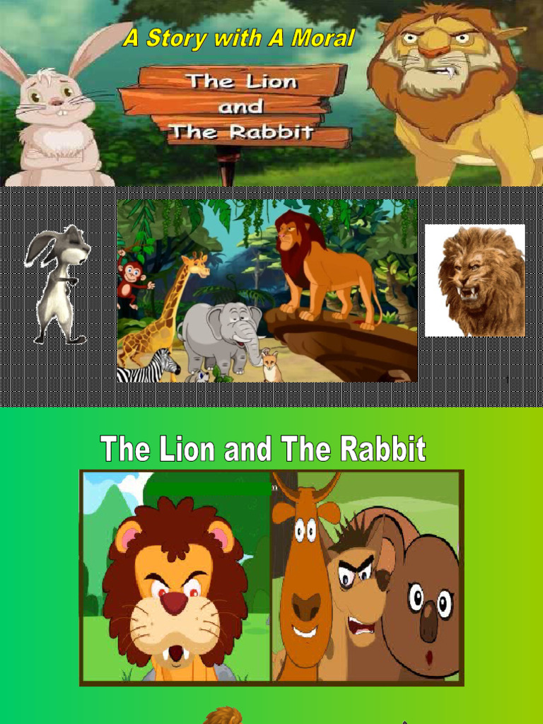 The Clever Rabbit Outsmarts the Lion | PDF | Lion