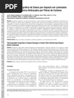 Inspeção termográfica de danod por impacto em laminados de matris polimérica reforçados por fibras de carbono