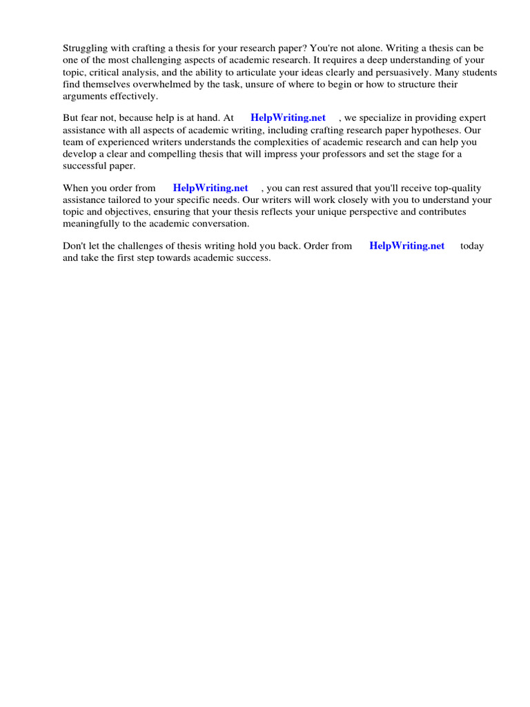Composition Of Medicine And Its Formulation Of Hypothesis In Research