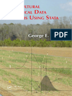 Agricultural Statistical Data Analysis Using Stata by George Boyhan