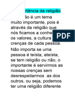 A Importância Da Religião