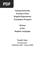 History of English