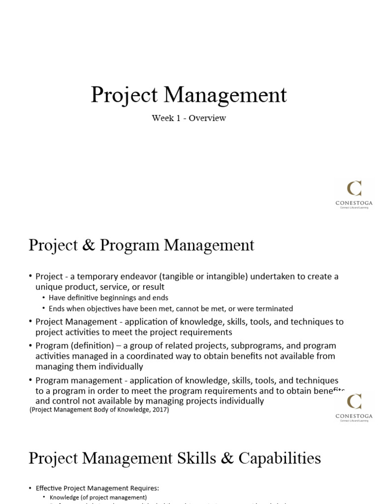 Project Management Overview | PDF | Project Management | Information