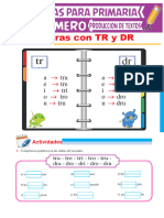 Palabras Con TR y DR para Primer Grado de Primaria