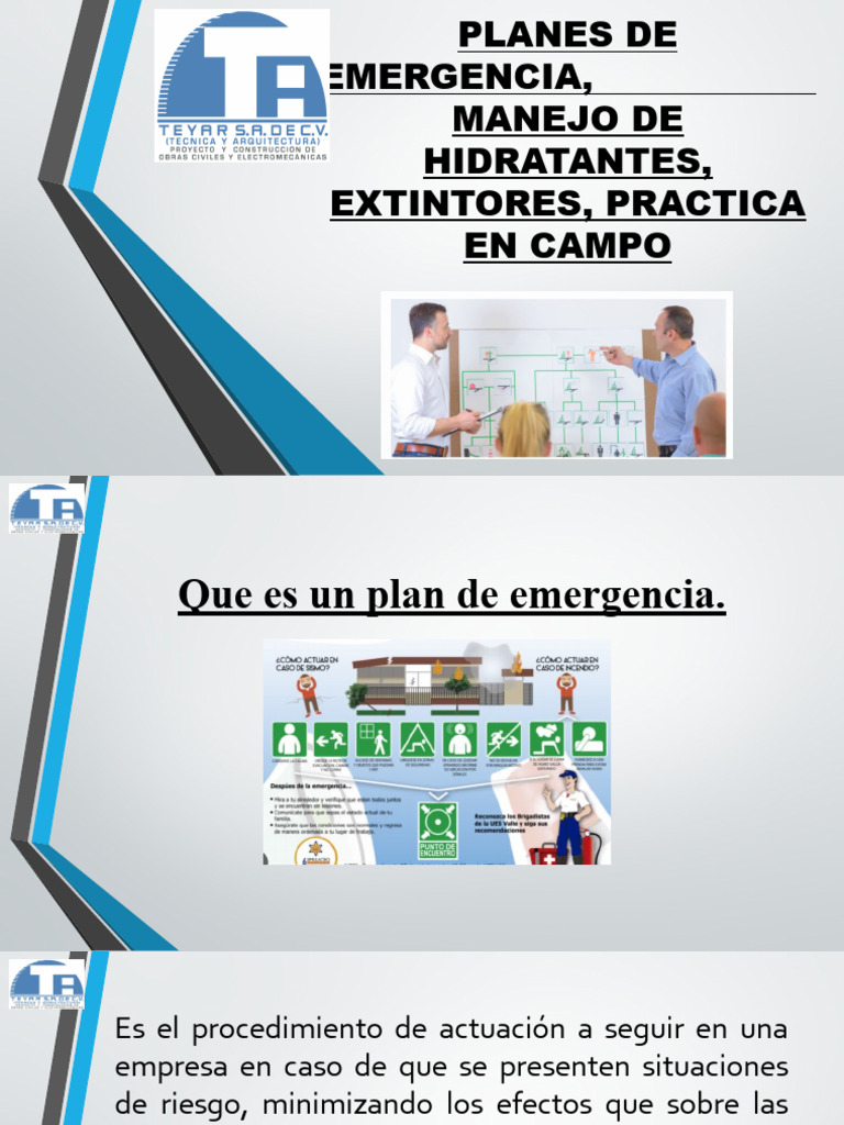 Plan de Emergencia Laboral y Natural | PDF | Primeros auxilios | Inundar