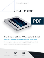 Crucial Mx500 SSD Productflyer FR