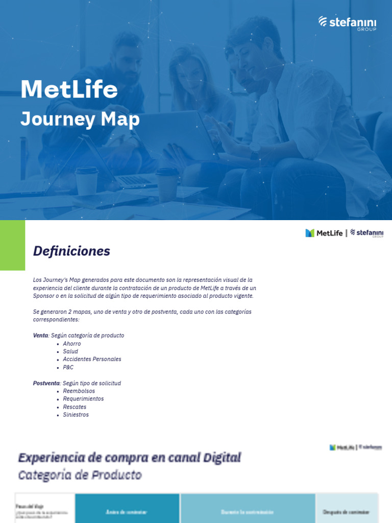 MetLife - Entregable - Journey Map V3 | PDF | Seguro | Póliza de seguros