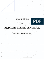 Archives Du Magnetisme Animal Tome 1