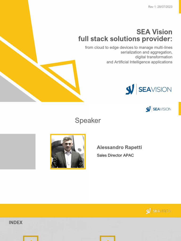 SEA Vision's Pharma Serialization Solutions | PDF | Computer Vision ...