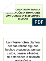 Guia de Orientacion para La Intervencion en Situaciones Conflictivas .