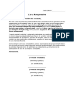 Carta Responsiva de Trabajo