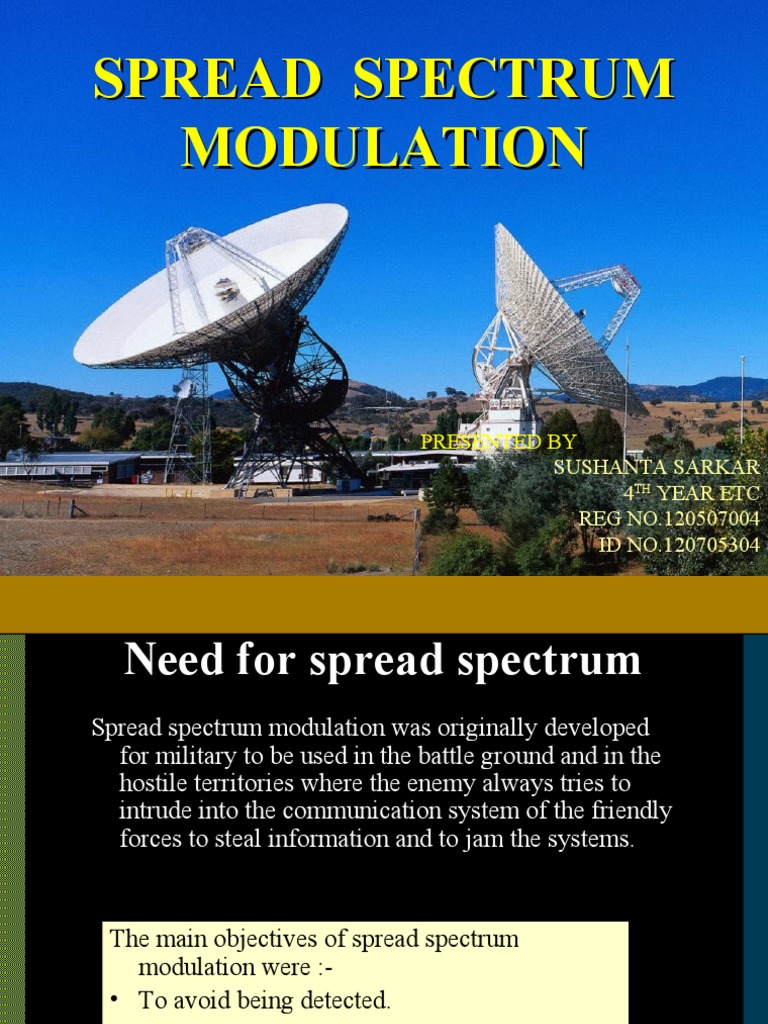 Spread Spectrum | PDF | Modulation | Information And Communications ...