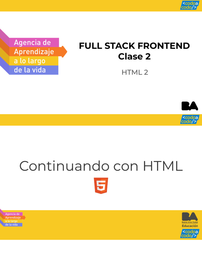 Clase 02. HTML 2 | PDF | Hipervínculo | HTML