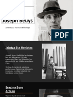 Joseph Beuys: Jone Atutxa Eta Enara Biritxinaga