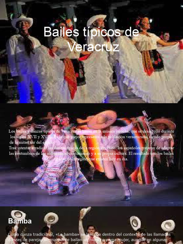 Danzas Típicas de Veracruz | PDF | Bailes | Las artes escénicas