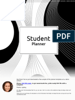 Student Planner Original Style-letter