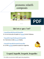 Pronoms Relatifs Composés