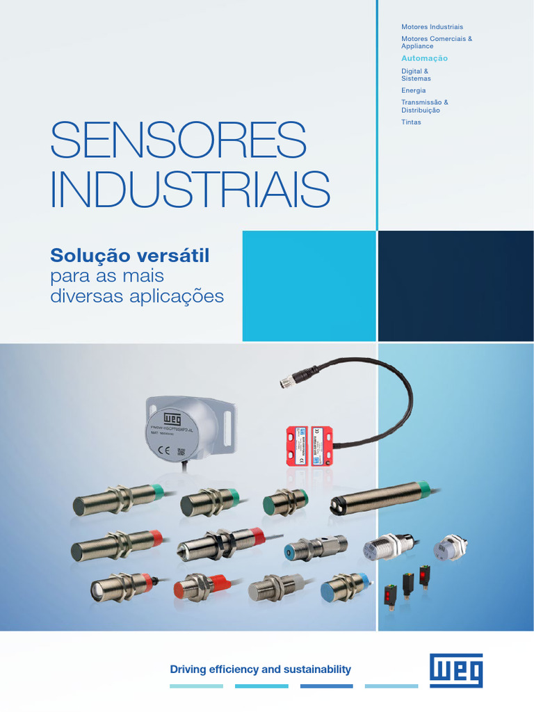 Sensores Industriais WEG: Versatilidade e Aplicações | PDF | Automação ...