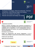 Sesion 4 - Evaluacion Psicologica - Psicometricas-Proyectivas