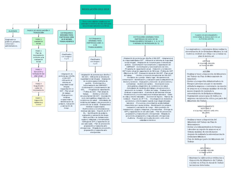 Mapa Conceptual Res0312-2019 | PDF | Cuidado de la salud