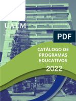 Catalogo de Programas Educativos 2022