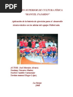 Bateria de Ejercicios para El Futbol Sala