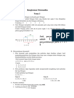 Rangkuman Matematika Tema 2 Kelas 3 FIX