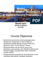 The Use of HAZOP Techniques in Applied Hazard Processes