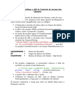 Regras para Utilizar A API de Controle de Acesso e Licenças Dos Clientes