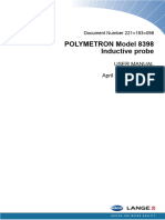 POLYMETRON 8398 Inductive Probe Manual-221 183 098