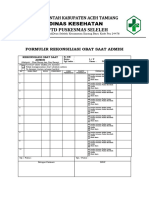 Data Telusur Rekonsiliasi Obat