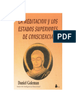 Goleman Daniel - La Meditacion Y Los Estados Superiores de Conciencia