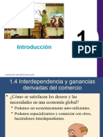Capitulo 3 - La - Interdependencia - y - Las - Ganancias - Derivadas - Del - Comercio