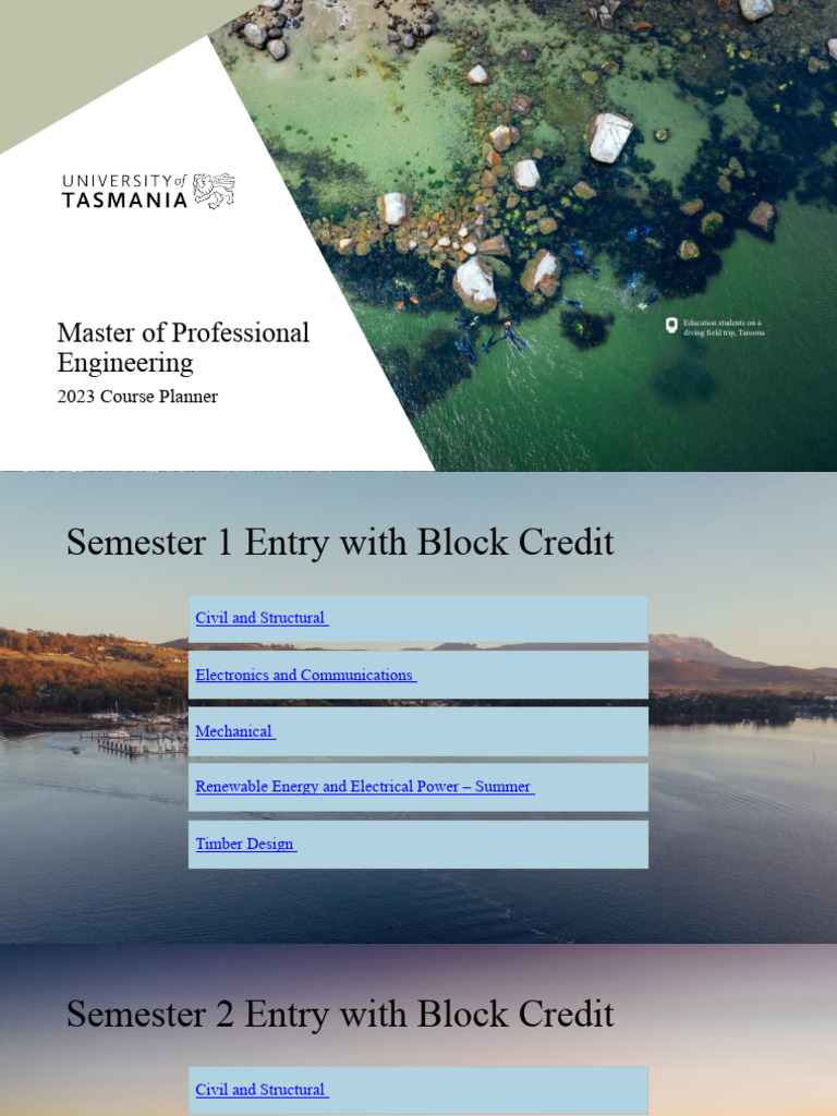 2023 Master of Professional Engineering Plans | PDF | Engineering ...