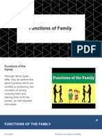 Functions of Family