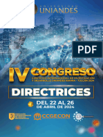 Directrices IV Congreso Ibarra-Tulcán 2024