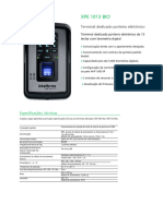 Datasheet Xpe 1001 - 1013 Bio