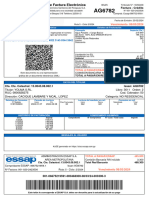 Factura - Crédito: Documento Tributario Electrónico Detalles de Facturación