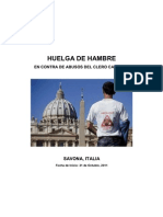 Inician Huelga de Hambre en Contra del Abuso del Clero Catolico en Italia - 31 de Octubre 2011