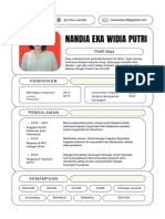 Contoh Curriculum Vitae  