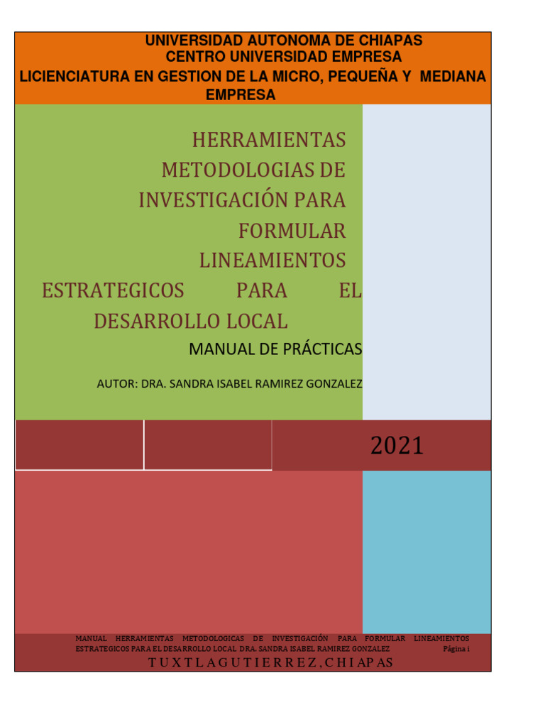Herramientas para Estrategias de Desarrollo Local | PDF | Planificación ...
