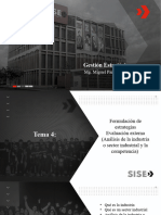 GE - S4 - Formulacion de Estrategias (Evaluacion Externa. Analisis de La Industria y La Competencia) .