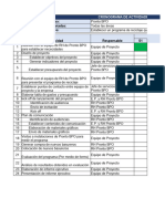 Cronograma Programa de Reciclaje