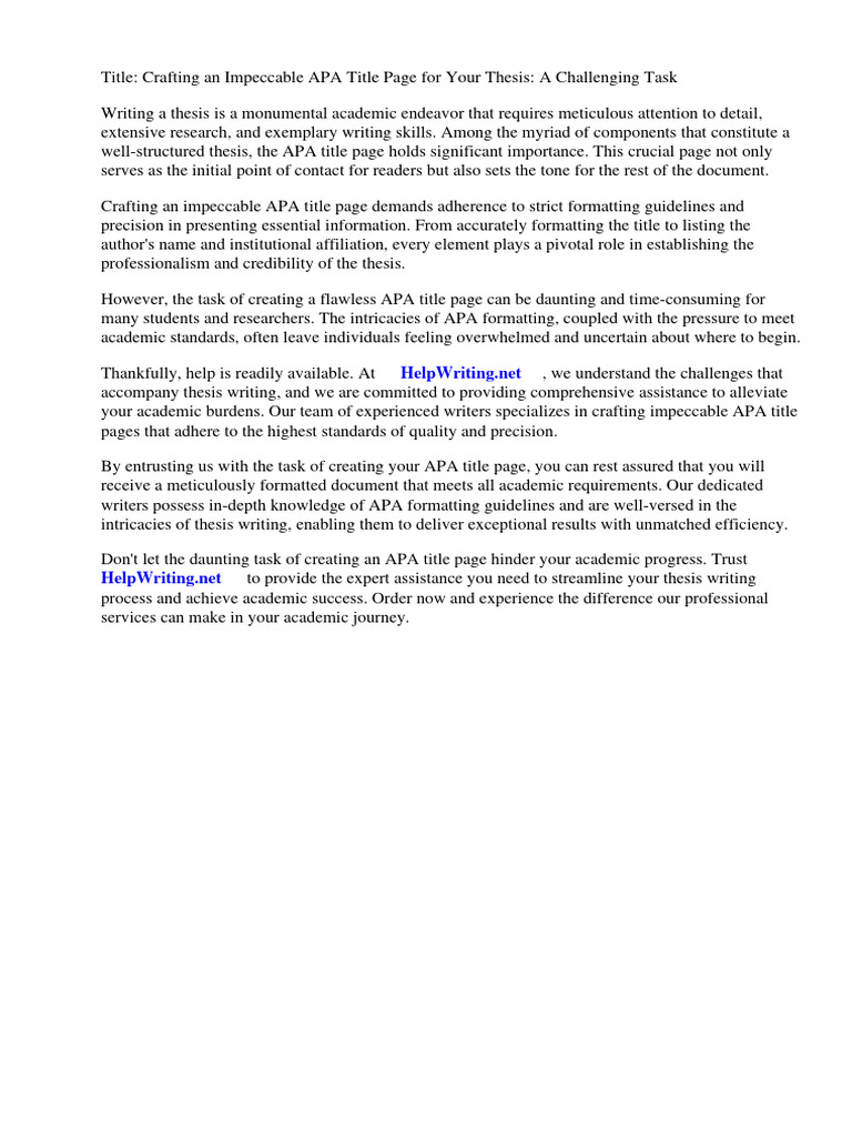 HOW TO MAKE A TITLE PAGE FOR RESEARCH PAPER visual data 5