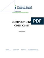 Compounding Checklist September 2019