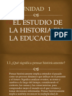 El Estudio de La Historia en La Educación