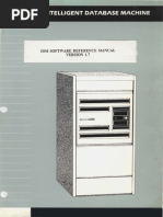 202-0500-017 IDM Software Reference Manual Version 1.7 Nov84