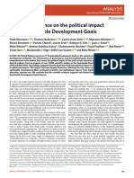 Scientific Evidence On The Political Impact of The Sustainable Development Goals