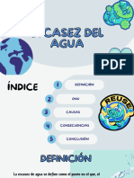 Escasez Del Agua