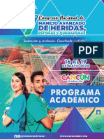 Programa Academico - Heridas Cancún